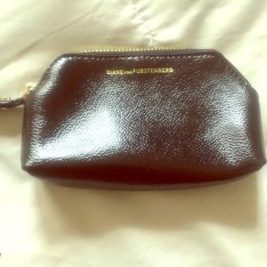 Diane von Furstenberg Small Black vinyl